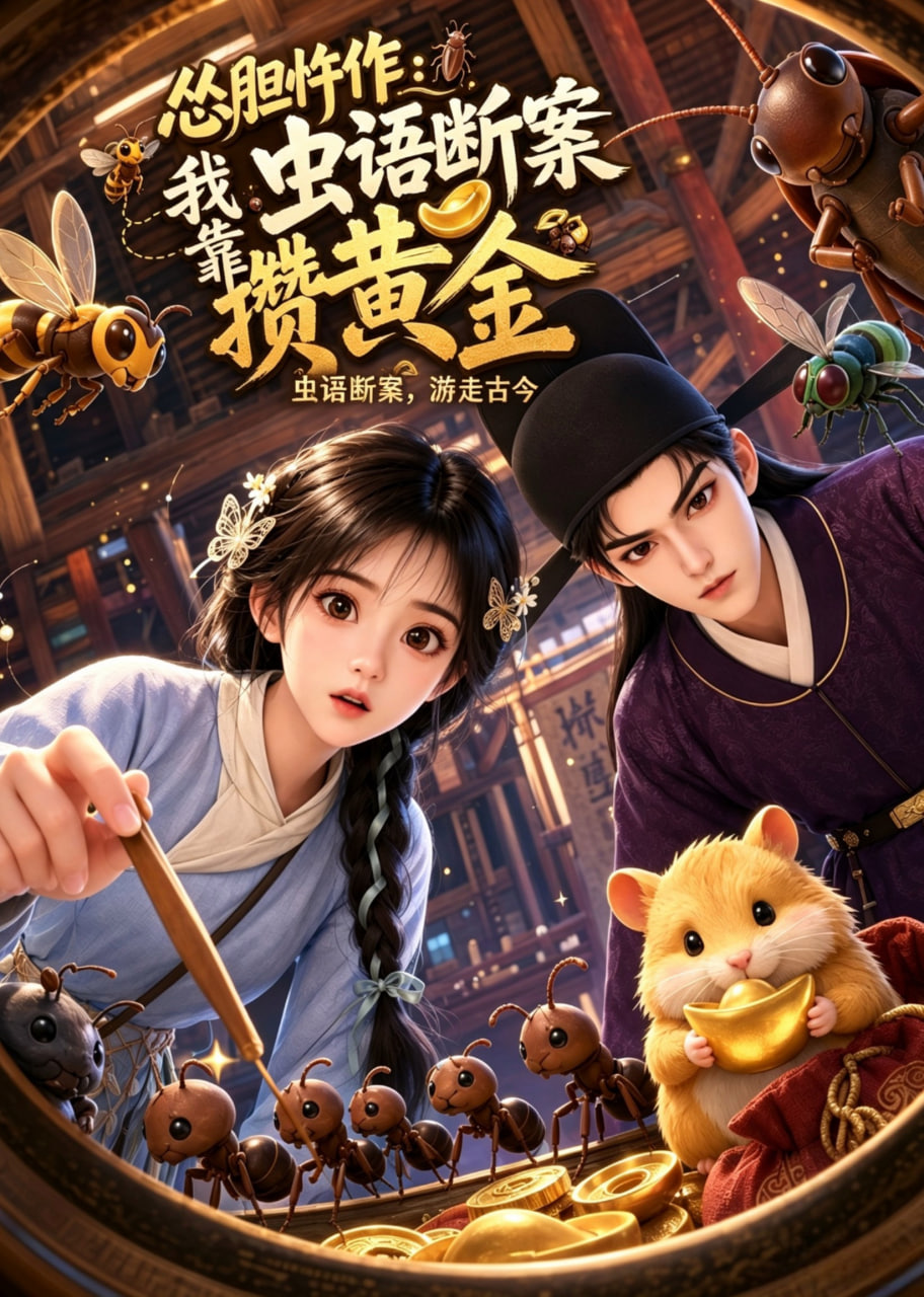 怂胆忤作：我靠虫语断案攒黄金海报