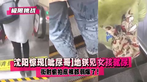 极限挑战沈阳惊现呲尿哥地铁见女孩就尿还帮擦街射偷拍底裤都弱爆了海报