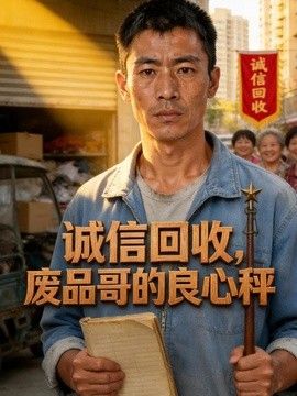 诚信回收，废品哥的良心秤海报