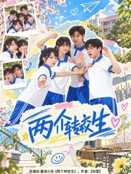 两个转校生海报