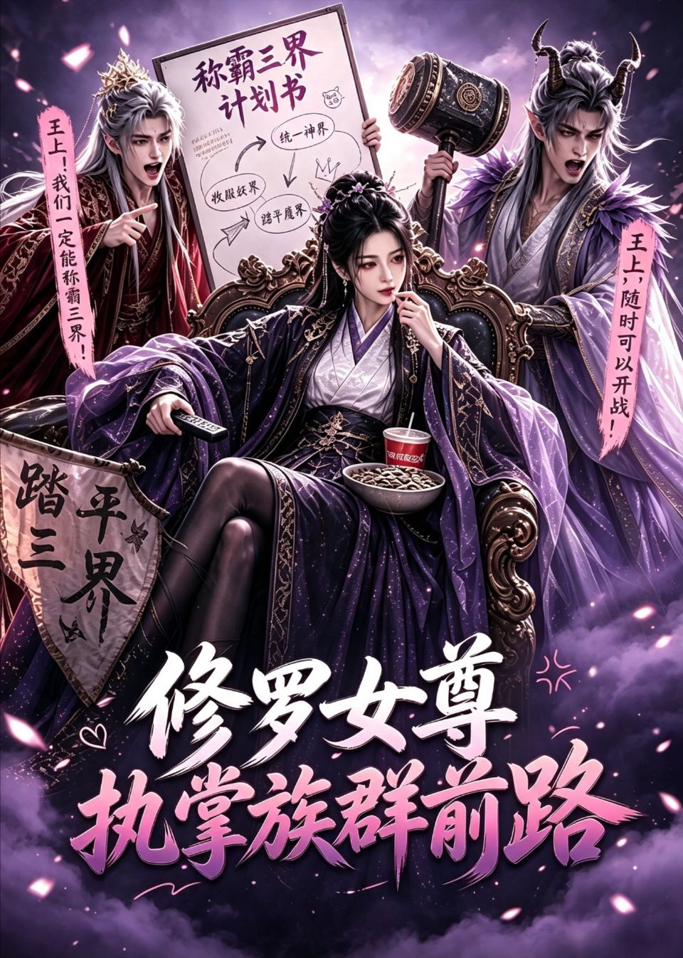 修罗女尊执掌族群前路海报