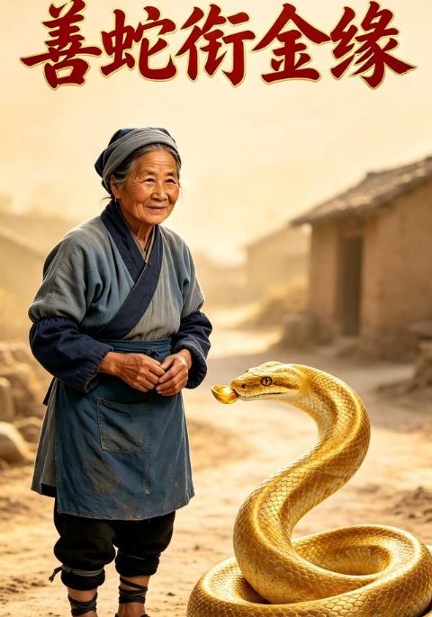 善蛇衔金缘海报