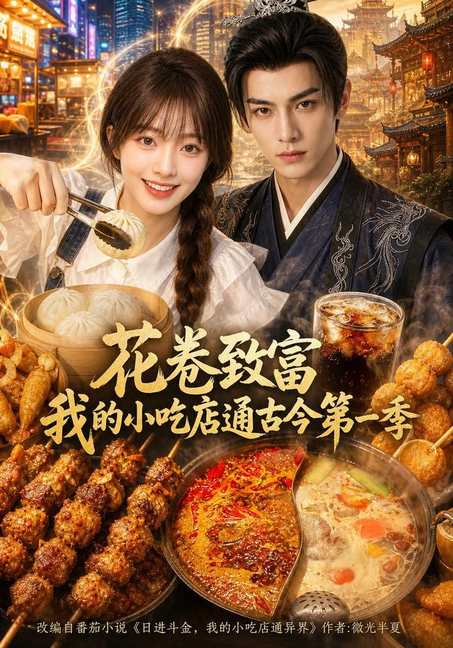 花卷致富：我的小吃店通古今第一季海报