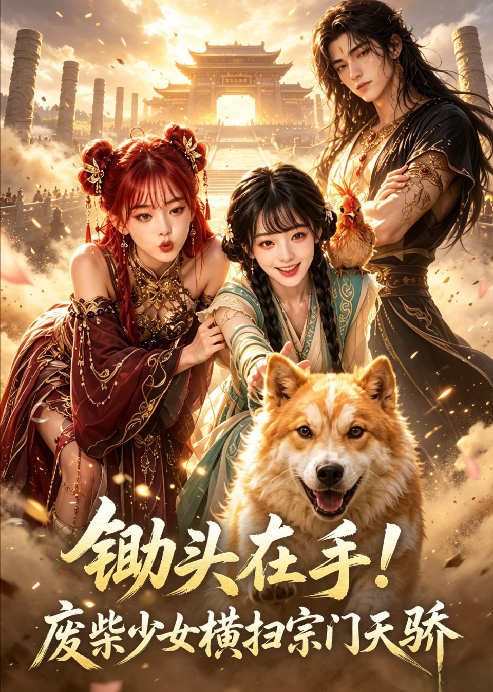 锄头在手！废柴少女横扫宗门天骄海报