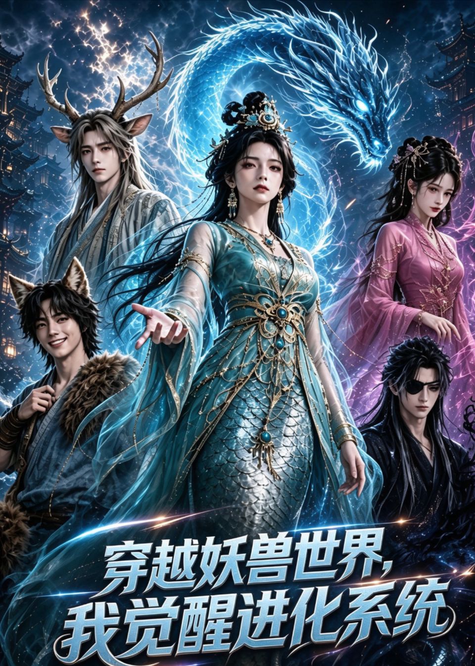 穿越妖兽世界，我觉醒进化系统海报