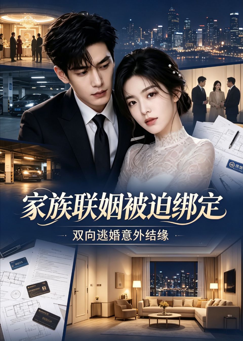 家族联姻被迫绑定，双向逃婚意外结缘海报