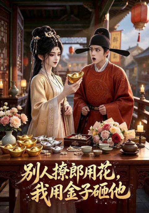 别人撩郎用花，我用金子砸他海报