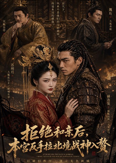 拒绝和亲后，本宫反手拉北境战神入赘海报