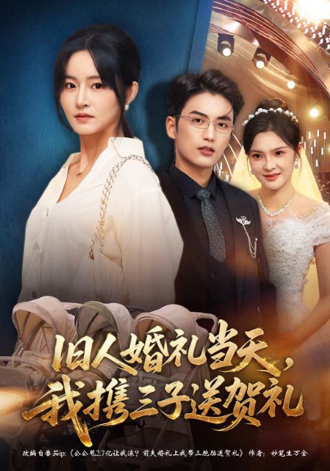 旧人婚礼当天，我携三子送贺礼海报