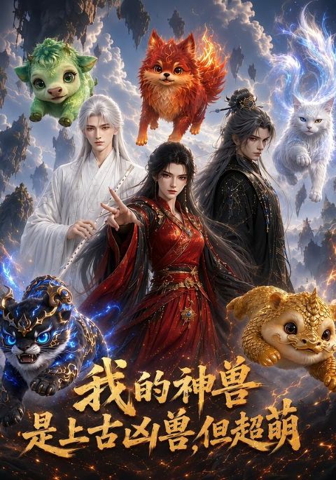 我的神兽是上古凶兽，但超萌海报
