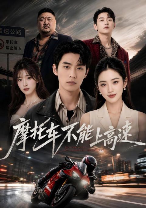 摩托车不能上高速海报