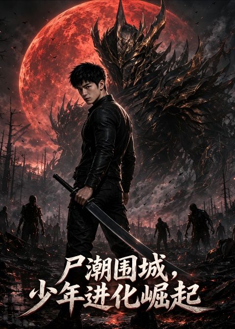 尸潮围城，少年进化崛起海报