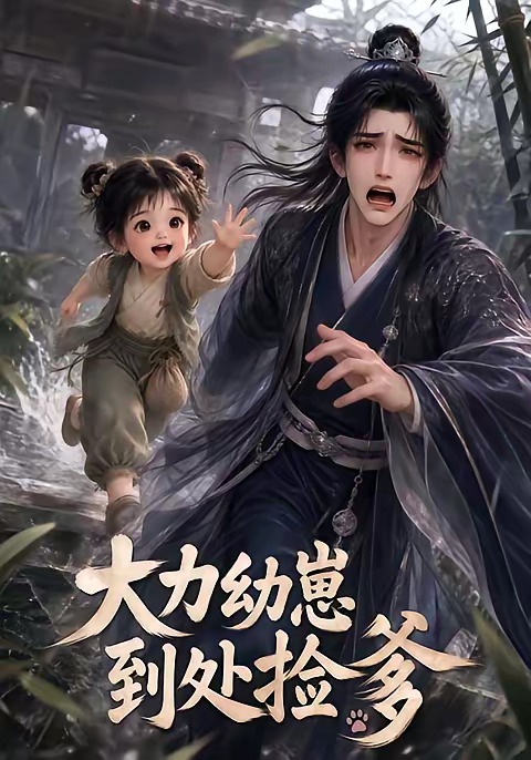 大力幼崽到处捡爹海报