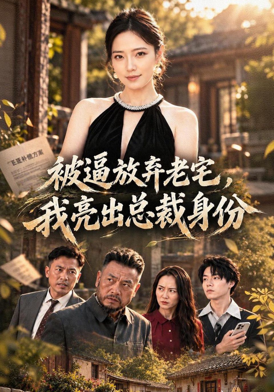 被逼放弃老宅，我亮出总裁身份海报