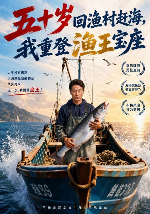 五十岁回渔村赶海，我重登渔王宝座海报