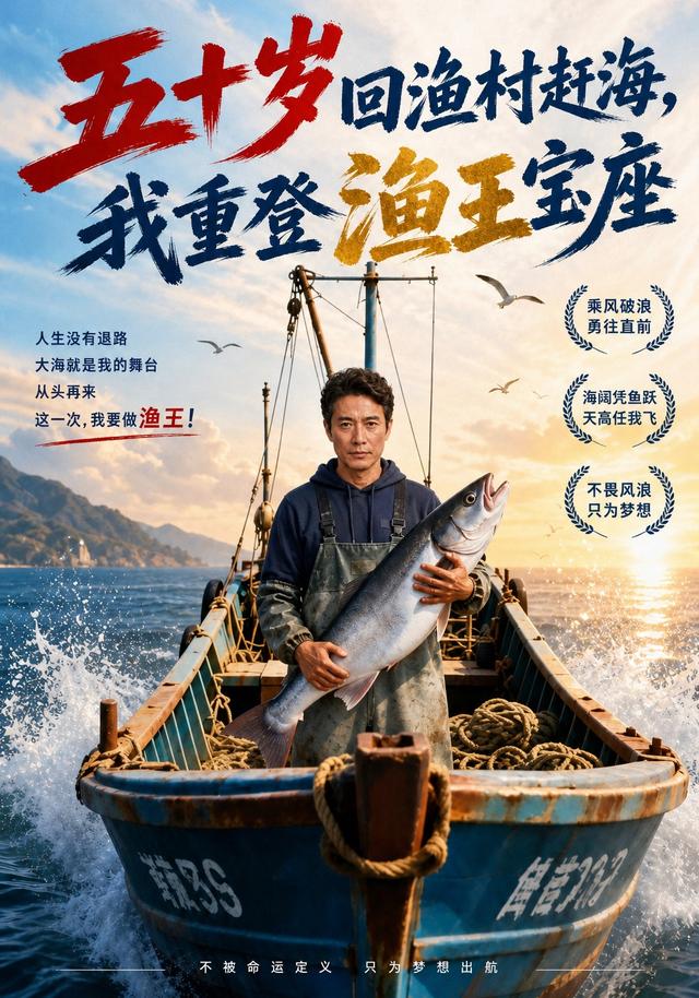 五十岁回渔村赶海，我重登渔王宝座海报