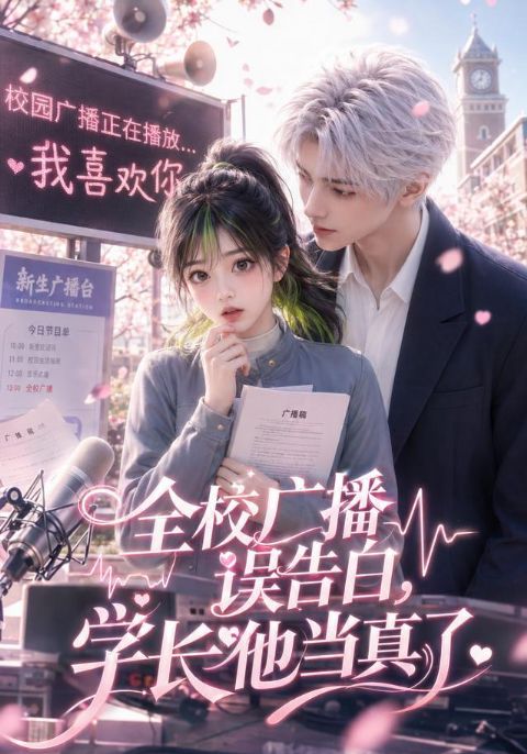 全校广播误告白，学长他当真了海报