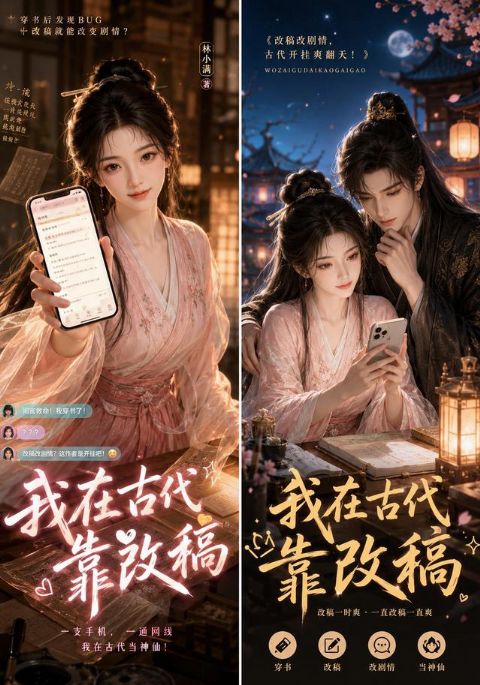 我在古代靠改稿海报