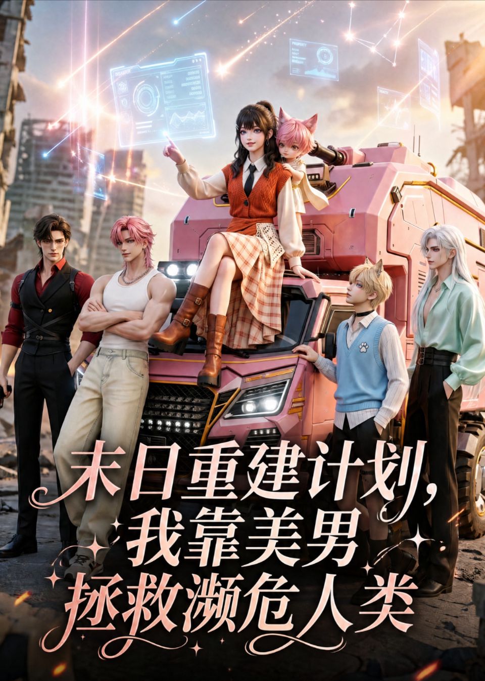 末日重建计划，我靠美男拯救濒危人类海报