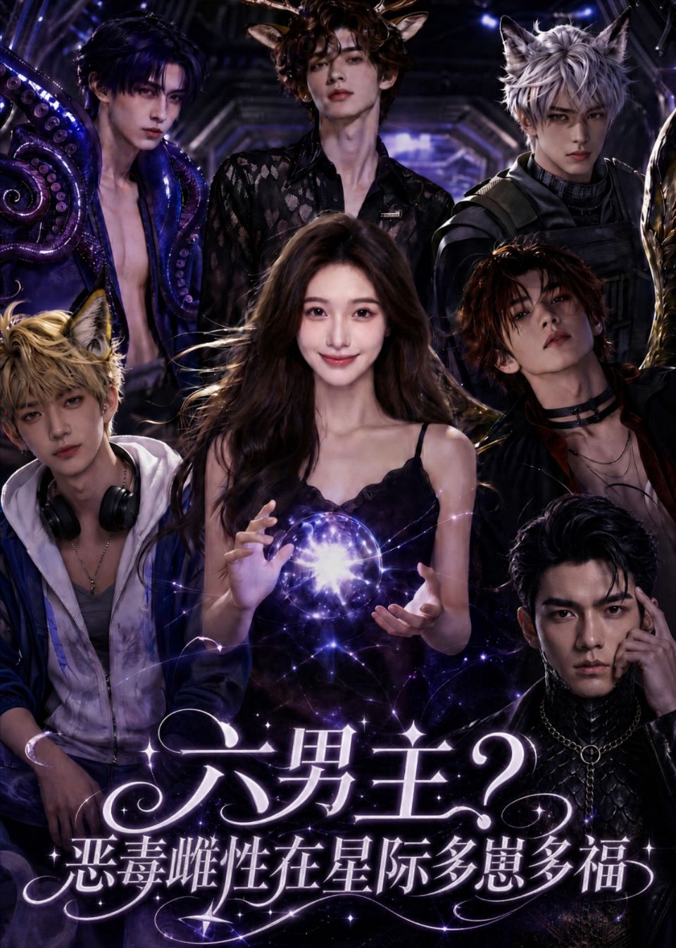 六男主？恶毒雌性在星际多崽多福海报