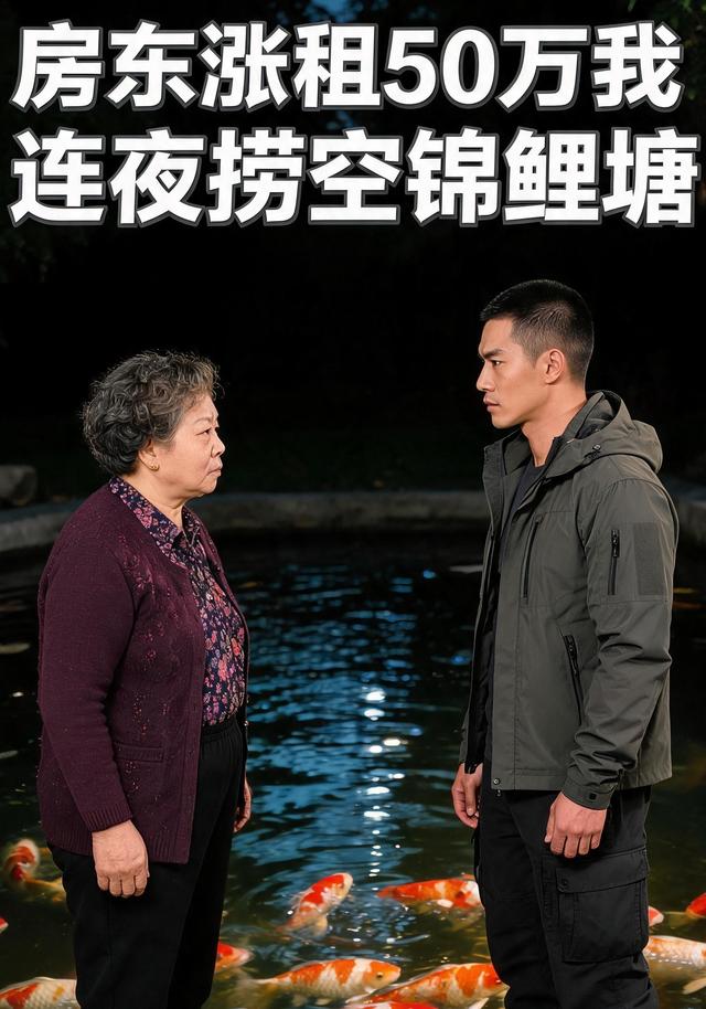 房东涨租50万我连夜捞空锦鲤塘海报
