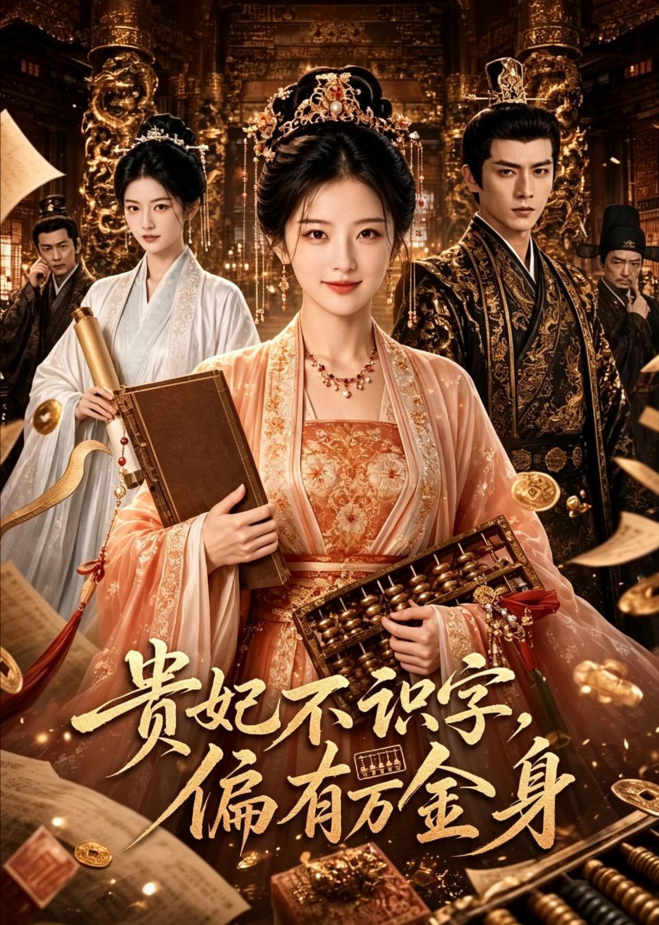 贵妃不识字，偏有万金身海报