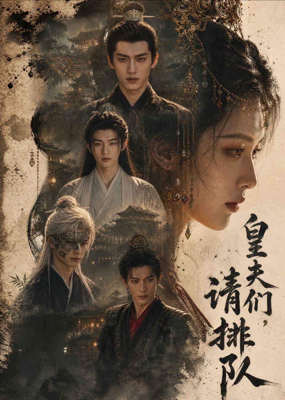 皇夫们，请排队海报