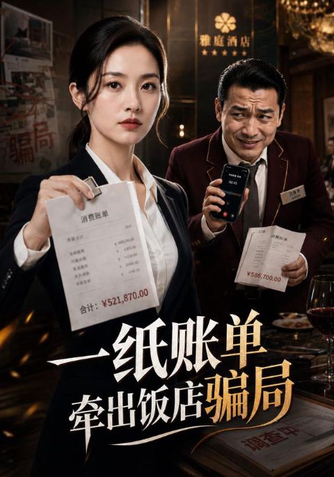 一纸账单，牵出饭店骗局海报