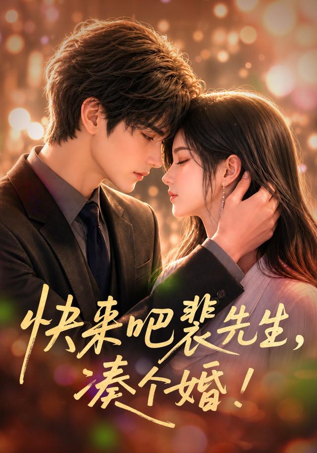 快来吧裴先生，凑个婚海报