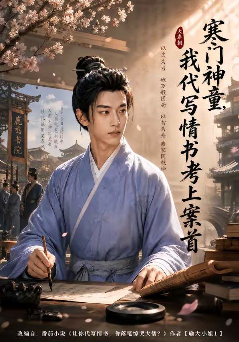寒门神童，我代写情书考上案首海报