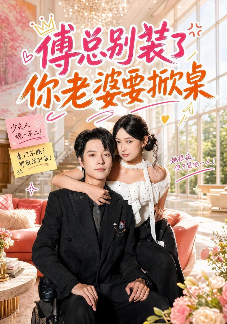傅总别装了，你老婆要掀桌海报