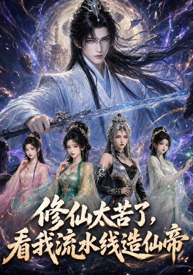 修仙太苦了,看我流水线造仙帝AI短剧海报