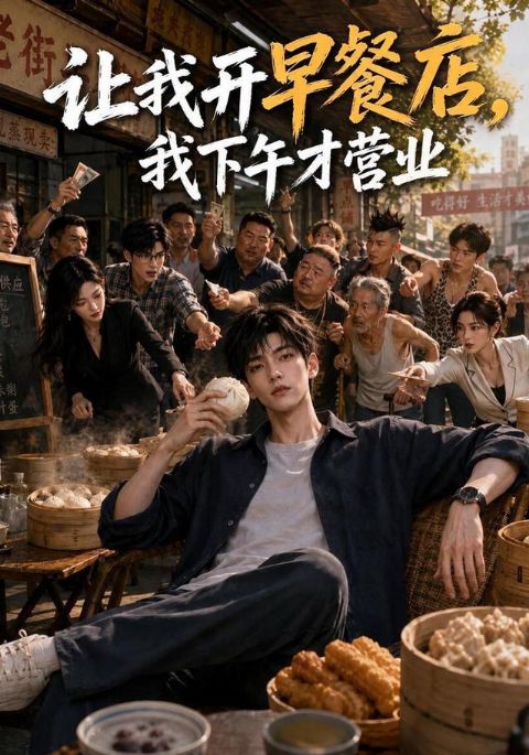 让我开早餐店,我下午才营业AI短剧海报
