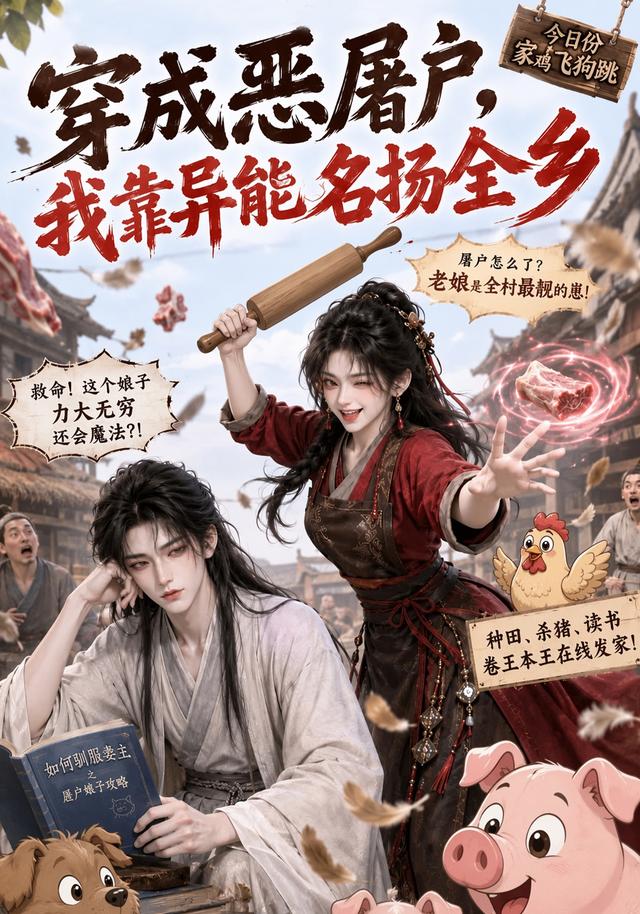 穿成恶屠户，我靠异能名扬全乡海报