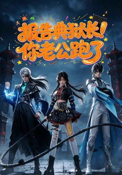 报告典狱长！你老公跑了海报