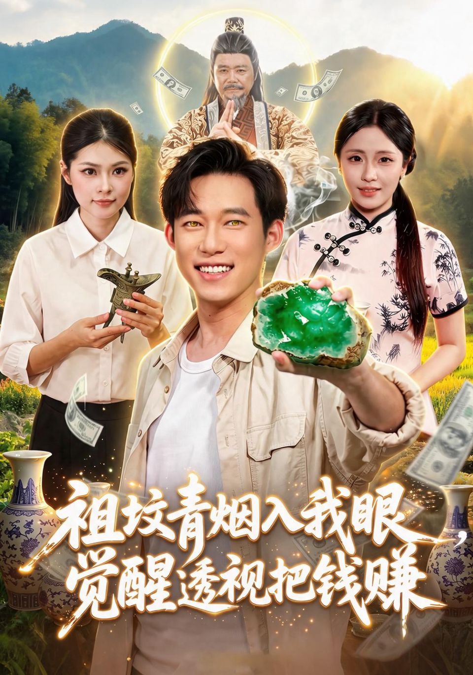 祖坟青烟入我眼，觉醒透视把钱赚海报