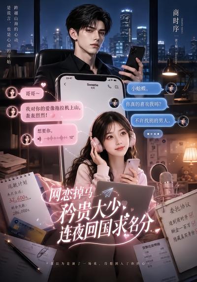 网恋掉马，矜贵大少连夜回国求名分海报