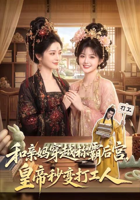 和亲妈穿越称霸后宫，皇帝秒变打工人海报