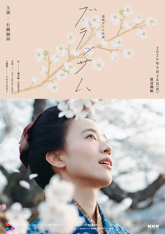 花朵盛开海报