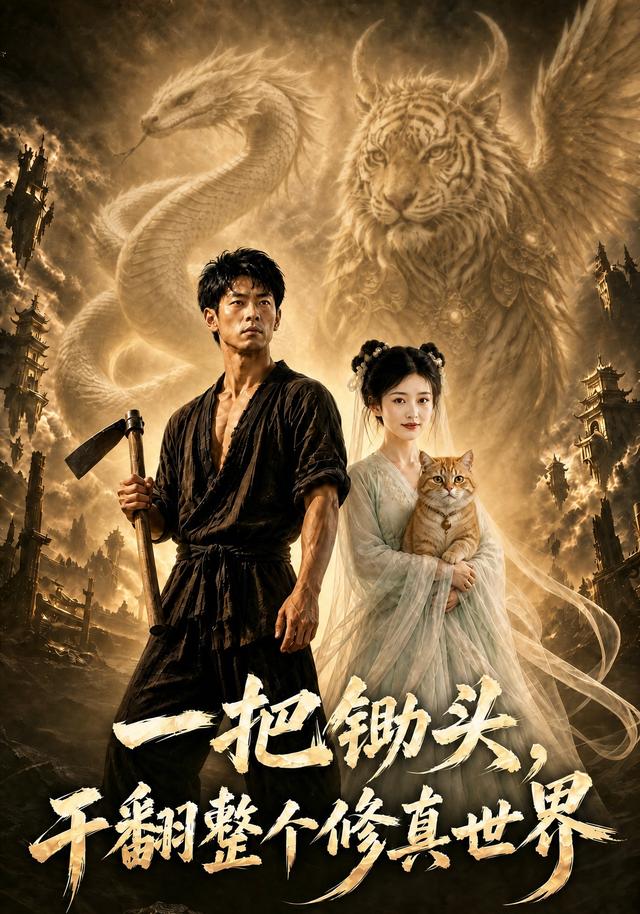 一把锄头，干翻整个修真世界海报
