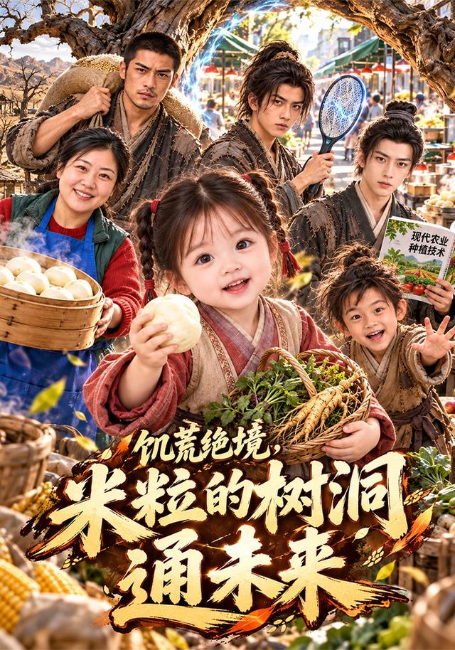 饥荒绝境，米粒的树洞通未来海报