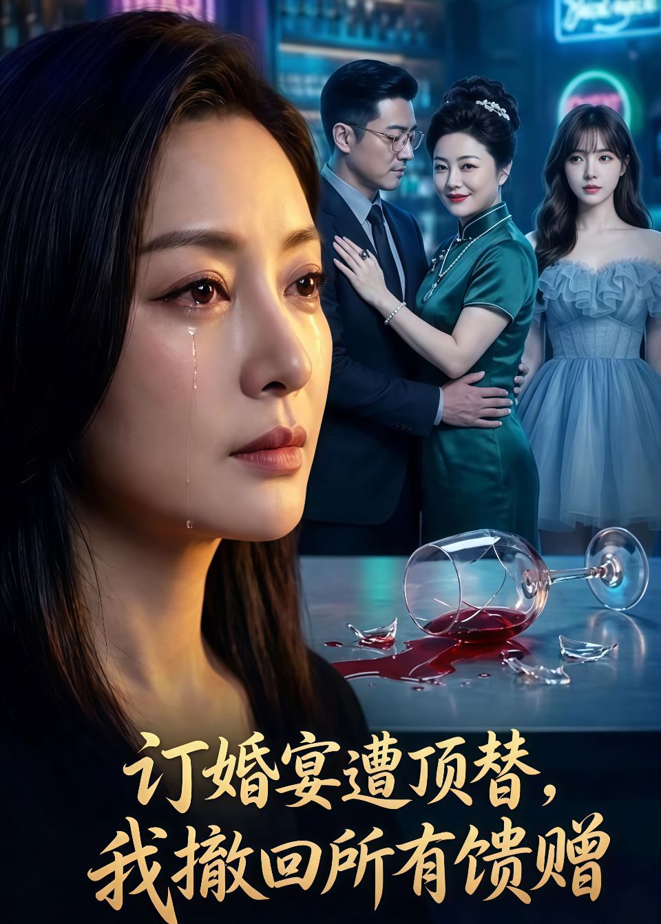 订婚宴遭顶替，我撤回所有馈赠海报