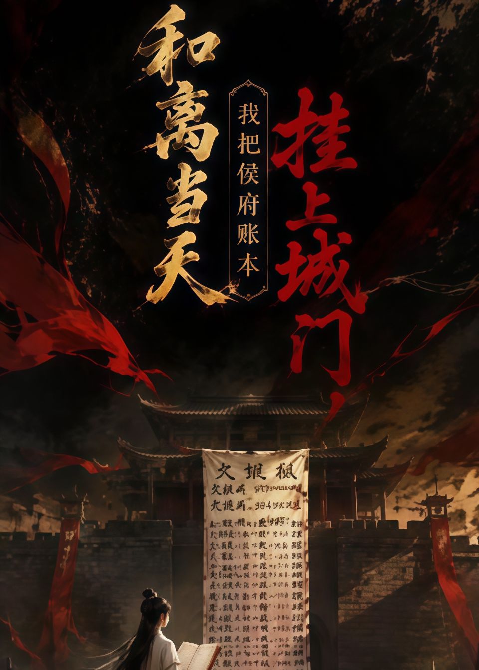 和离当天，我把侯府账本挂上城门海报