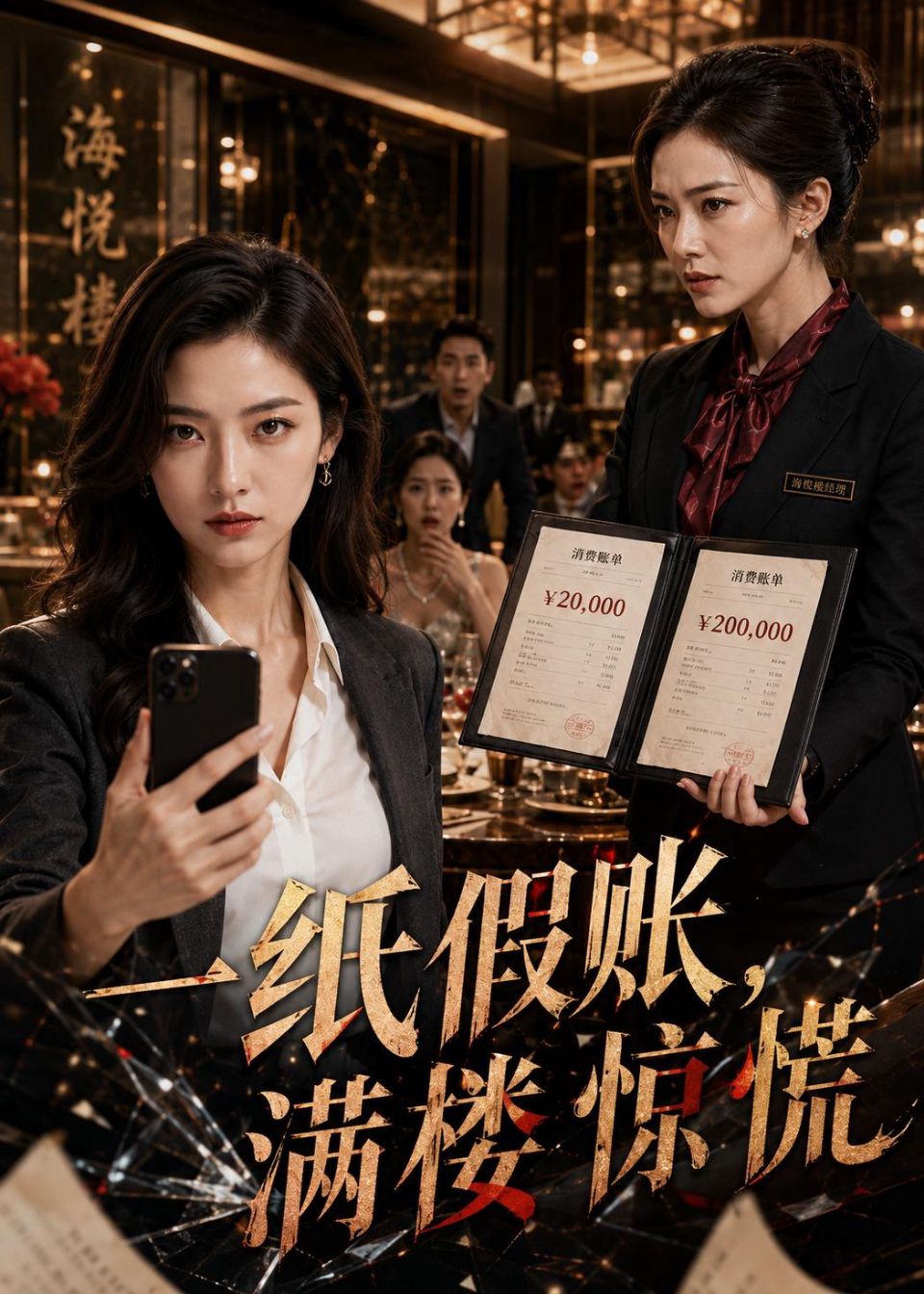 一纸假账，满楼惊慌海报