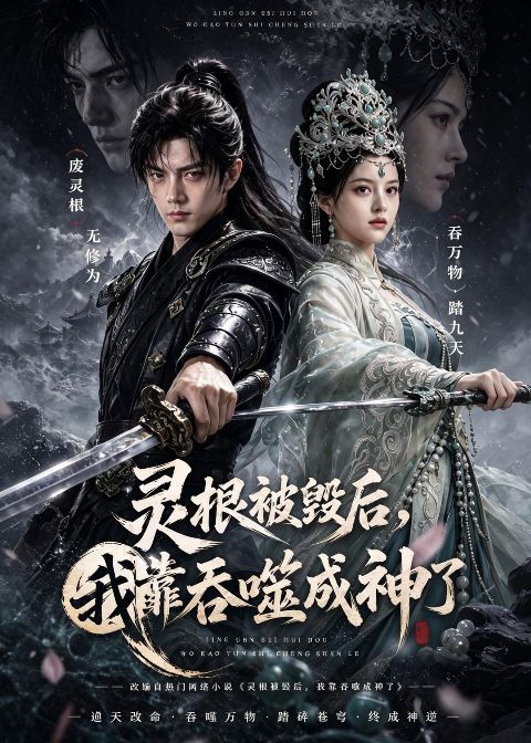 灵根被毁后，我靠吞噬成神了海报