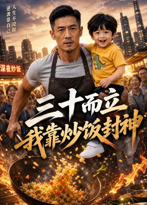 三十而立，我靠炒饭封神海报