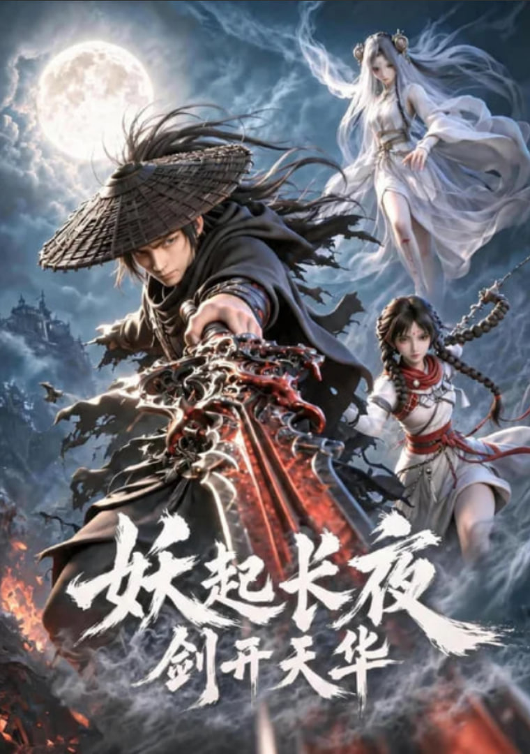 妖起长夜，剑开天华海报