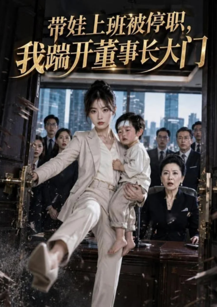 带娃上班被停职，我踹开董事长大门海报