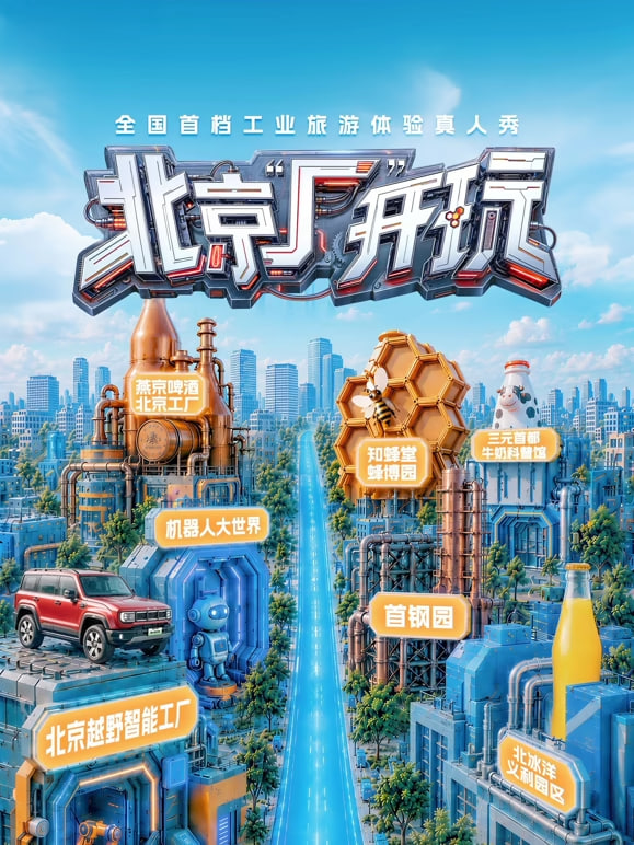 北京“厂”开玩海报