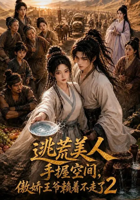 逃荒美人手握空间，傲娇王爷赖着不走了2海报